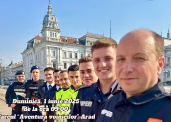 1 iunie, împreună cu copiii, la Arad