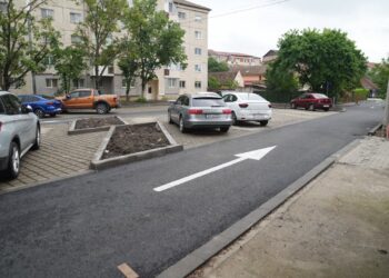 Prima parcare amenajată de Primăria Timișoara în 2025/Foto