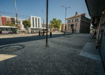 Lucrările la piațeta de lângă Gara de Nord sunt gata – continuă cele de pe bulevard