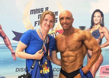 Dublă victorie pentru Adrian Lungu, polițist de frontieră, la Campionatul Național de Culturism și Fitness 2025
