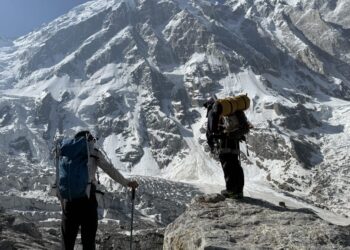 Horia Colibășanu continuă ascensiunea spre vârful Nanga Parbat, după instalarea taberei 2