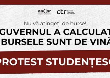 Studenții ies la protest. Nu vor ca fondurile pentru burse să fie reduse