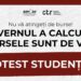 Studenții ies la protest. Nu vor ca fondurile pentru burse să fie reduse