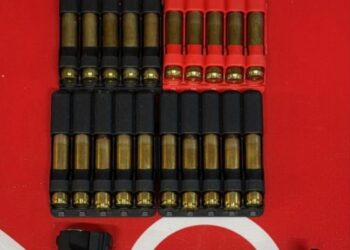 Armă și cartușe introduse ilegal în țară, confiscate de polițiști în Caraș-Severin