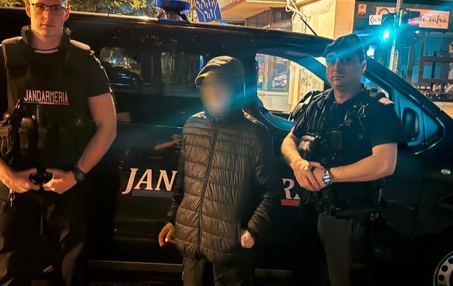 O persoană s-a întors acasă, în siguranță, datorită jandarmilor