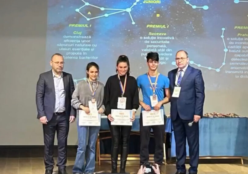 Trei elevi din Timișoara, medaliați la Olimpiada Națională de Creativitate Științifică