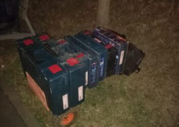 Bărbat depistat de polițiștii locali pe Splaiul Tudor Vladimirescu după ce ar fi sustras mai multe cutii cu scule electrice