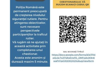 IPJ Caraș-Severin consultă cetățenii pentru creșterea siguranței rutiere