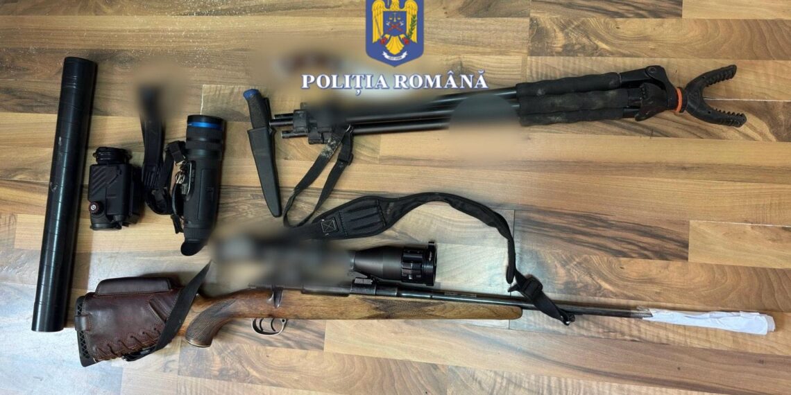 Bărbat din Timiș reținut pentru deținerea ilegală de armă și muniție