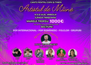 Jimbolia devine capitala muzicală a Banatului: aproape 200 de concurenți participă la Festivalul de Canto „Artistul de Mâine”