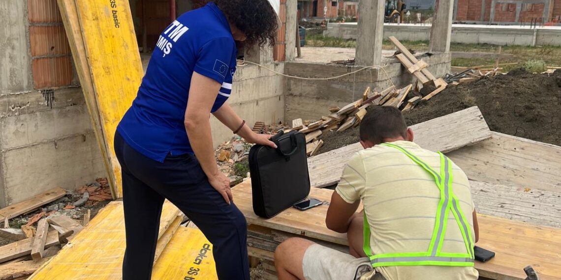 ITM TIMIȘ intensifică controalele împotriva muncii la negru înconstrucții – amenzi de peste 366.000 lei aplicate în luna iulie