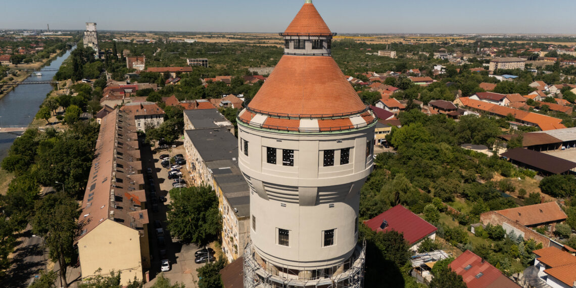 Lucrările de transformare a Turnului de Apă din Iosefin au depășit 70%