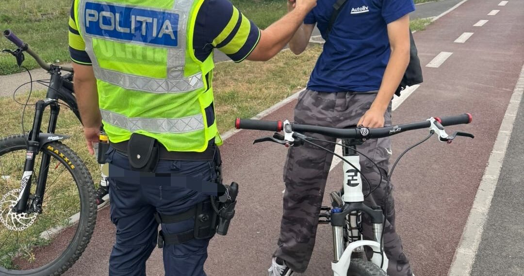 Acțiuni ale poliției pentru prevenirea accidentelor în rândul pietonilor, bicicliștilor și conducătorilor de trotinete