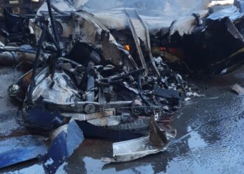 Tragedie la Arad – un avion de mici dimensiuni s-a prăbușit pe Calea Aurel Vlaicu. Două persoane au murit