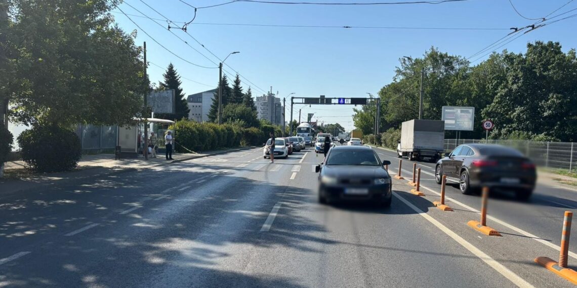 Accident pe Calea Aradului din Timișoara