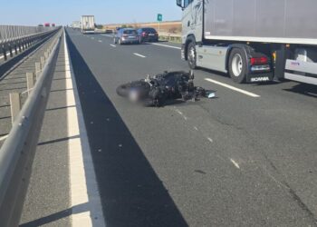 Motociclist rănit pe Autostrada A1