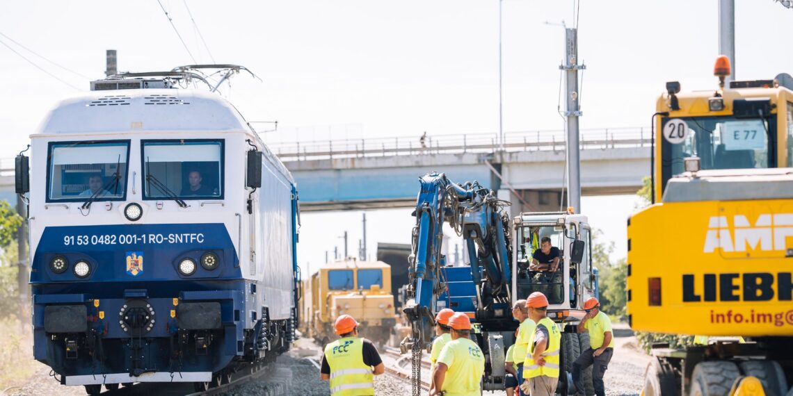 Avansează lucrările de modernizare a căii ferate în Timiș/Foto