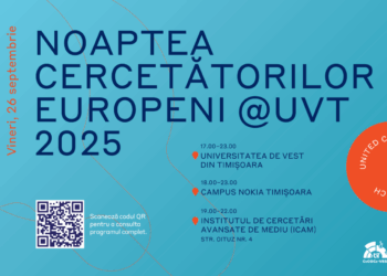 Noaptea Cercetătorilor Europeni 2025, la Universitatea de Vest din Timișoara