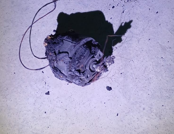 Incendiu în podul spitalului din Oțelu Roșu