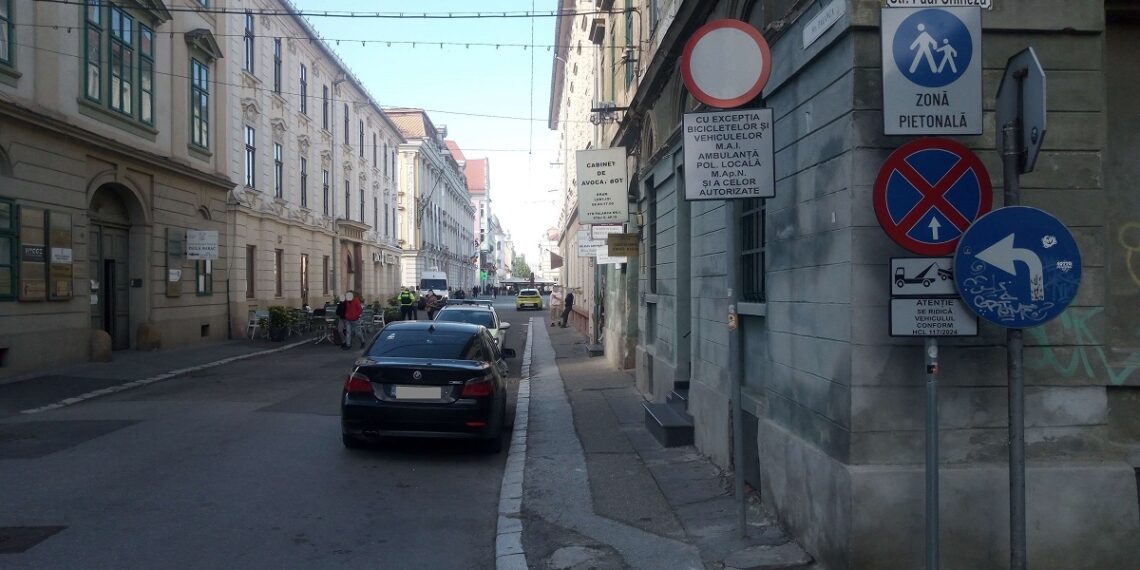 503 sancțiuni aplicate de polițiștii locali doar în zona pietonală – cei surprinși motivează că au avut treabă în zonă, nu au văzut indicatoarele sau au fost grăbiți