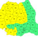 Cod galben de vânt în vestul țării