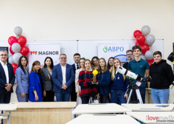 Laborator „MAGNORific” de astrofizică și geografie inaugurat la Colegiul Național Bănățean din Timișoara cu sprijinul MAGNOR