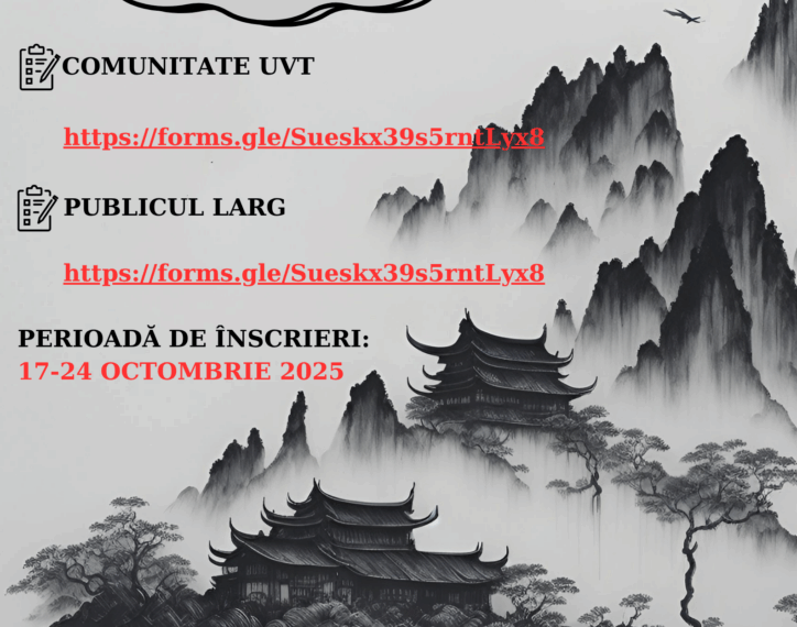 UVT continuă tradiția cursurilor de limba și cultura chineză, deschise publicului larg