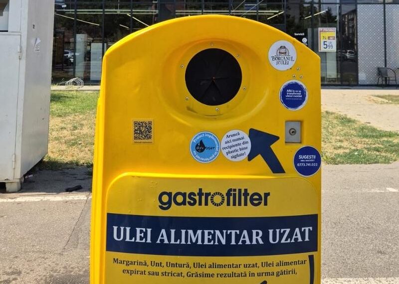 Primăria Timișoara extinde rețeaua de oilbox-uri pentru colectarea uleiului alimentar uzat