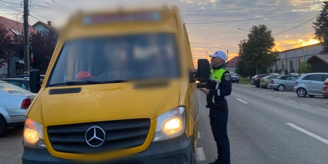 Razie a Poliției Rutiere în Timiș/Foto