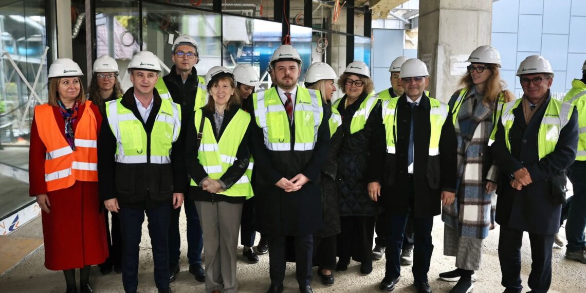 Control pe șantierul Centrului de Arși din Timișoara. Ministrul Sănătății: „Proiectul prinde formă”