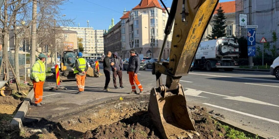 O nouă stație de troleibuz în centrul Timișoarei