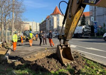 O nouă stație de troleibuz în centrul Timișoarei