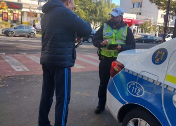 Acțiune rutieră derulată la Timișoara. Peste 130 de sancțiuni aplicate