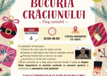 Târgul de Crăciun „Bucuria Crăciunului” – Solidaritate și speranță pentru Bogdan