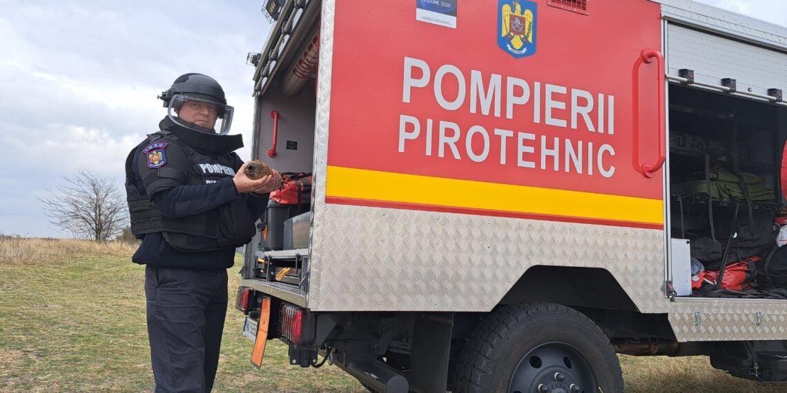 Intervenții pirotehnice în Timiș: muniție neexplodată asanată în Săcălaz și Lovrin