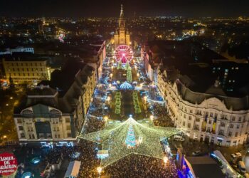 Timișoara: S-a deschis Târgul de Crăciun/Video
