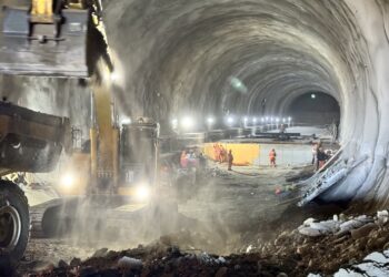 Tunelurile de pe autostrada A1 Margina–Holdea avansează rapid: lucrările au depășit 40% din stadiul fizic