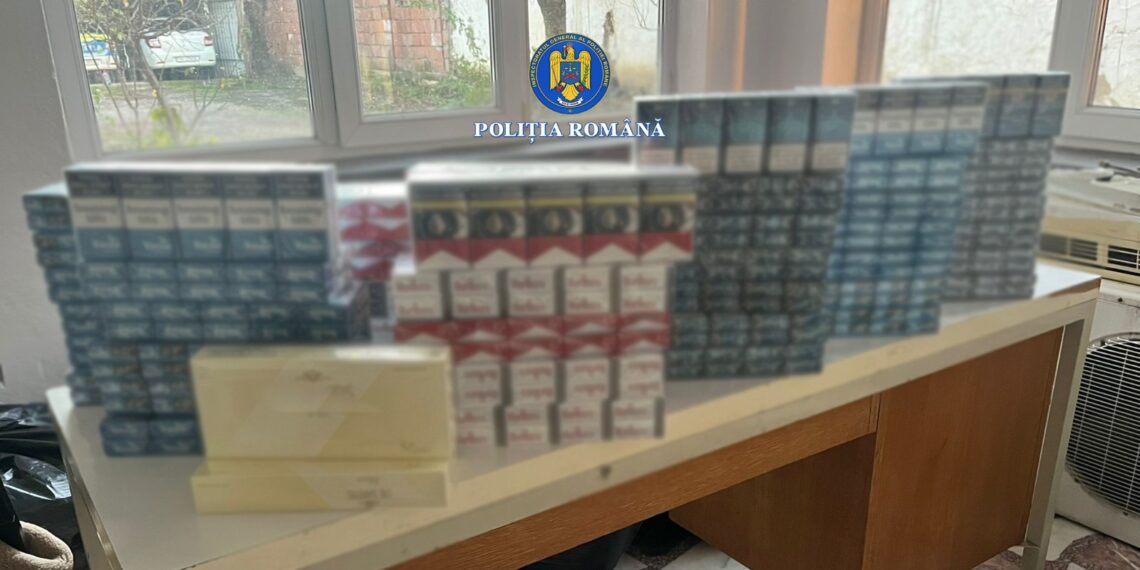 Țigarete netimbrate ridicate de polițiști