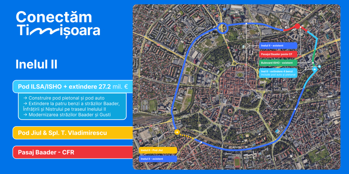 Primăria Timișoara, pregătită pentru a depune proiectul Inelului 2 pentru finanțare europeană