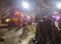 Accident grav la Călugăreni: o persoană inconștientă, după ce un autoturism s-a răsturnat. Update: a murit