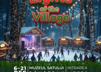 Singurul patinoar gratuit din Timișoara se deschide la „Lights of the Village”
