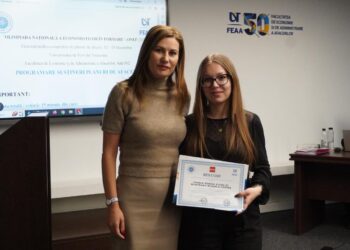 Cele mai bune planuri de afaceri, premiate la Olimpiada Națională a Economiștilor în Formare, desfășurată la FEAA – UVT