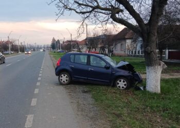 Șofer în vârstă de 76 de ani, implicat într-un accident pe DN 6, la Belinț: un pasager a ajuns la spital