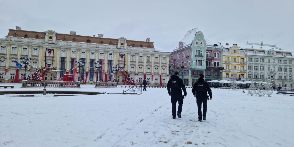 În perioada minivacanței de iarnă, 370 de jandarmi timișeni s-au aflat la datorie