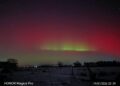 Imagini senzaționale. “Aurora boreală” s-a văzut noaptea trecută în Timiș