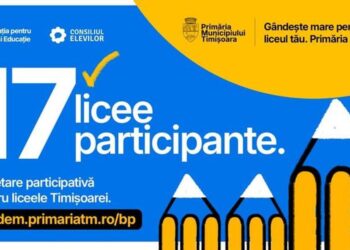 Primăria Timișoara începe implementarea proiectelor câștigătoare din bugetarea participativă pentru licee