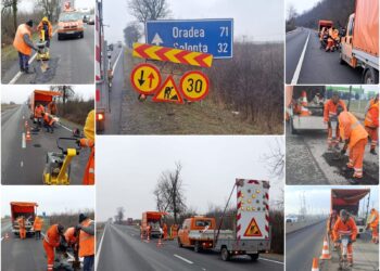 Lucrări pe două drumuri naționale din județul Arad