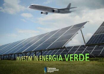Aeroportul Timișoara va produce energie verde: parc fotovoltaic de 7 MW și sisteme de stocare a energiei