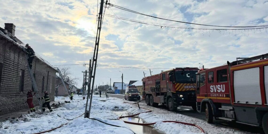 15 incendii la locuințe în Timiș, în primele două săptămâni din ianuarie 2026