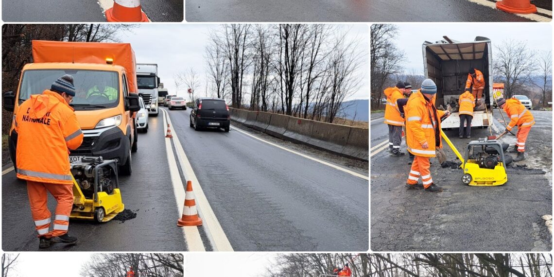 Lucrări de urgență pe DN 68A, între Coșava și Coșevița. DRDP Timișoara intervine pentru siguranța traficului